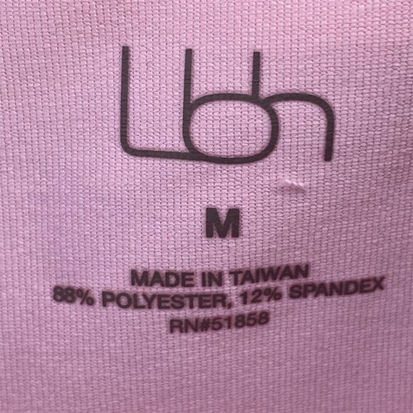 LBH Women's Pleated Tennis Skort M Burgundy & Pink Built-in Shorts - Picture 8 of 8